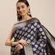 N BLUE__Royal Rajgharana Sarees
